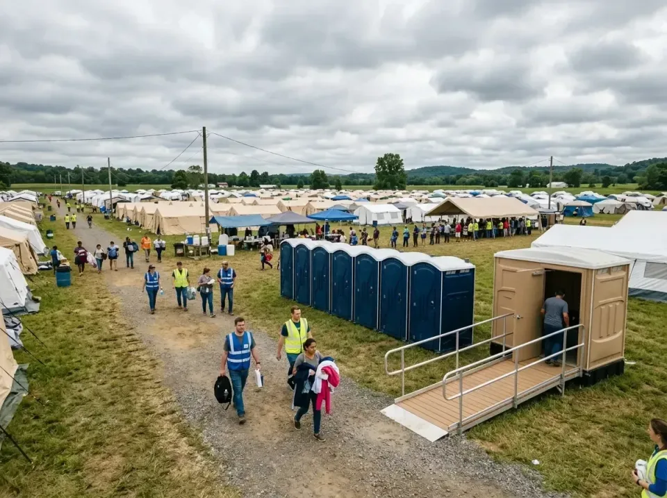 disaster-relief-camp-restrooms-010 — frequently asked questions, Dumpster & Portable Bathrooms Rental in Hazelwood, MO